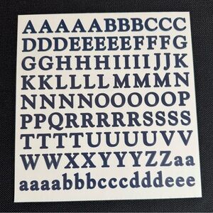 New Creative Memories Large ABC/123 Classic Letters 1 dark blue is available